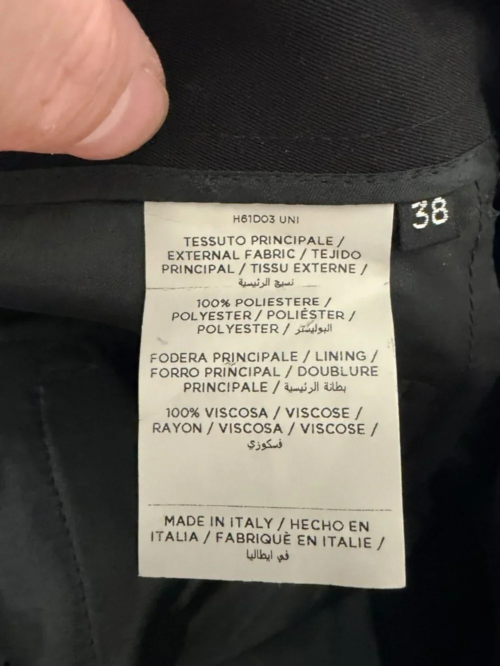 TOM FORD BLACK DRESS SPECIAL OCCASION PANTS 38- 6 - Picture 11 of 11
